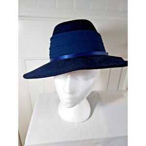 Georgi vintage Michael Howard wool Women's Blue Hat